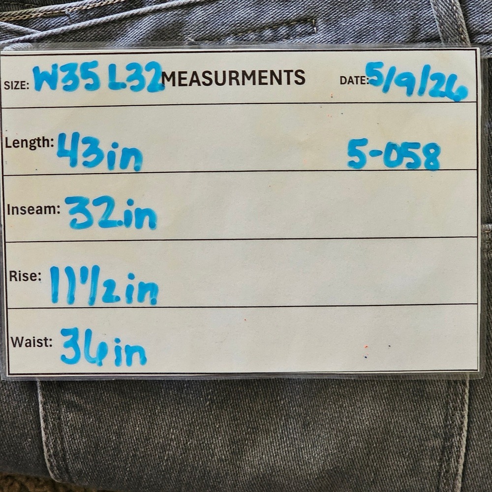 Alberto Modern Fit Jeans Stone Grey DS Dual FX Lefthand Denim Mens W35 L32‎ - Picture 12 of 12